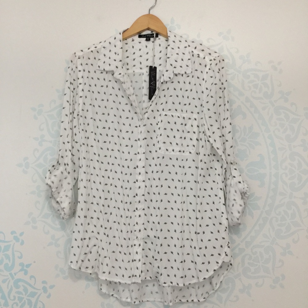 Velvet Heart Breezy Top Sz XL